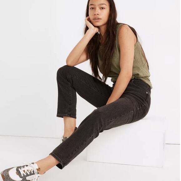 Madewell The curvy perfect vintage jeans high rise black size 29 - Picture 1 of 12
